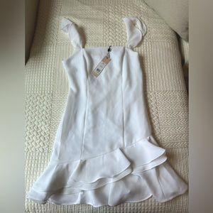 BCBgeneration white mini dress